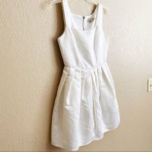 Little White Fit & Flare Dress